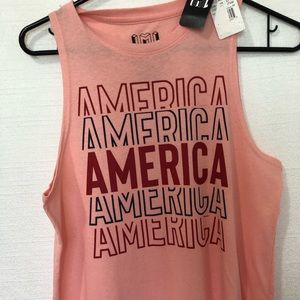 IML Women’s Tank Top Small Orange Red Blue